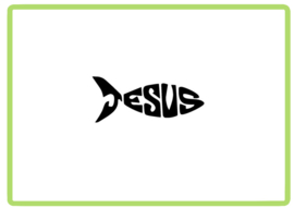 Jesus design 2 sticker