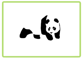Panda sticker
