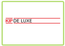 Kip de luxe caravan en camper sticker