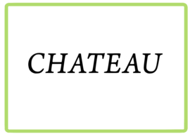 Chateau caravan en camper sticker