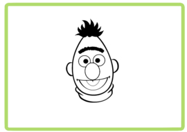 Sesamstraat sticker design 8
