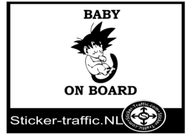 Baby on boards design 5 sticker