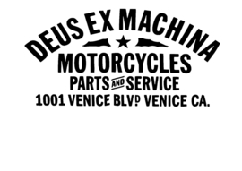 Deus ex machina sticker 24 cm x 12 cm