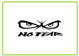 No Fear sticker design 4