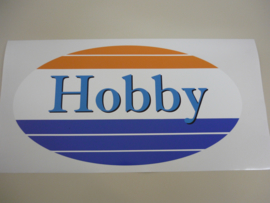 Hobby logo fullcolour sticker in 5 kleuren