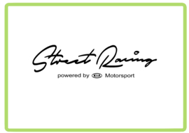 Kia street racing sticker
