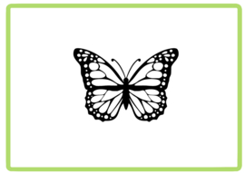 Vlinder sticker design 28