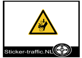 Pletgevaar sticker