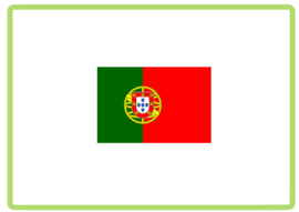 Portugal vlag sticker