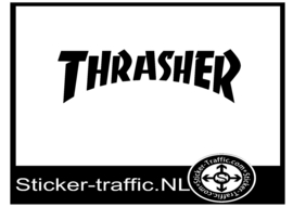 Thrasher skateboard sticker
