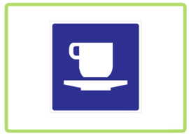 Koffie corner sticker