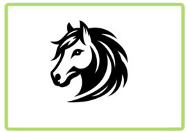 Paard sticker design 1