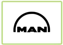 Man boog sticker