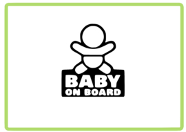 Baby on board sticker design 2