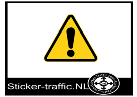 Gevaar algemeen sticker