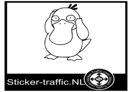 Pokemon Psyduck sticker