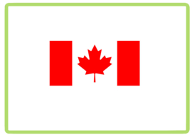 Canada vlag sticker