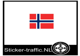 Noorwegen vlag sticker