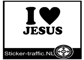 I love jesus sticker