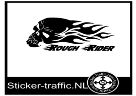 Rough rider sticker