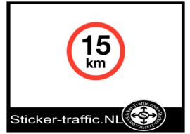 15 km sticker