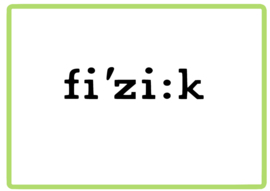 Fizik sticker