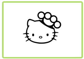 Hello Kitty sticker design 17