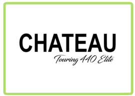 Chateau touring 440 elite caravan en camper sticker