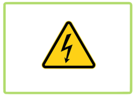 Elektriciteit sticker