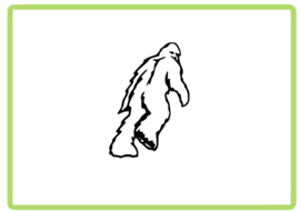 Yeti logo sticker