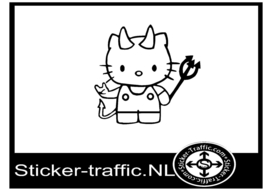 Hello Kitty design 1 sticker