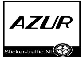 Azur caravan sticker