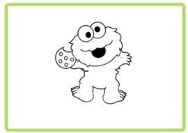 Sesamstraat sticker design 3