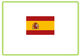 Spanje vlag sticker