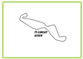 TT Assen circuit sticker
