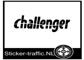 Challenger caravan sticker