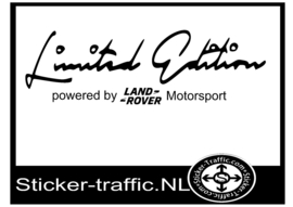 LAND-ROVER Limited Edition Sticker