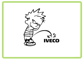 Calvin IVECO sticker