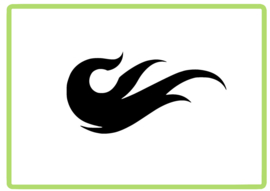 Vlammen sticker design 28