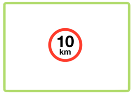 Max 10 KM sticker