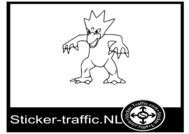 Pokemon Golduck sticker