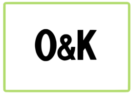 O&K sticker