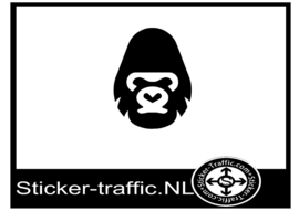Gorilla design 1 sticker