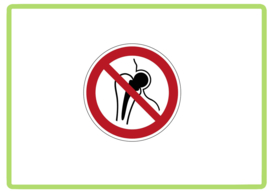 Implantaten verboden sticker