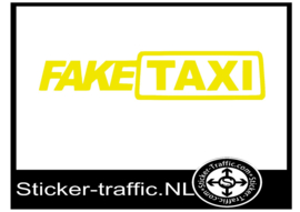 Fake taxi sticker