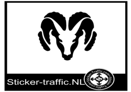 Dodge Ram logo sticker