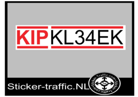 Kip KL34EK fullcolour  sticker