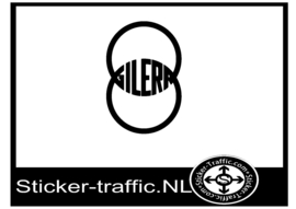 Gilera sticker met logo