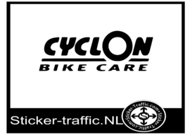 Cyclon bike care sticker