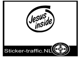 Jesus inside sticker